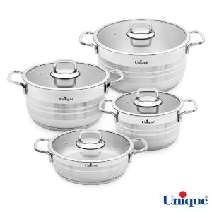 سرویس قابلمه استیل 8 پارچه یونیک UN-9980
