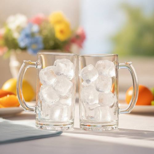 لیوان بشکه ای لانگ ژو 450 میلی لیتر لیوینگ 2 عددی - کد LXZB02