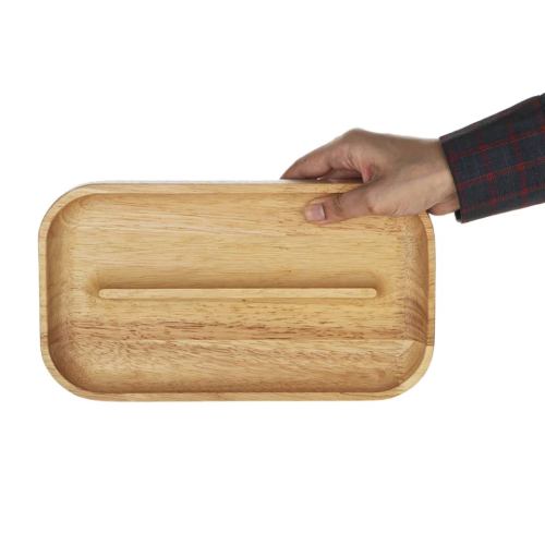 مشخصات جای قاشق و چنگال چوبی نارون کوچک R3012