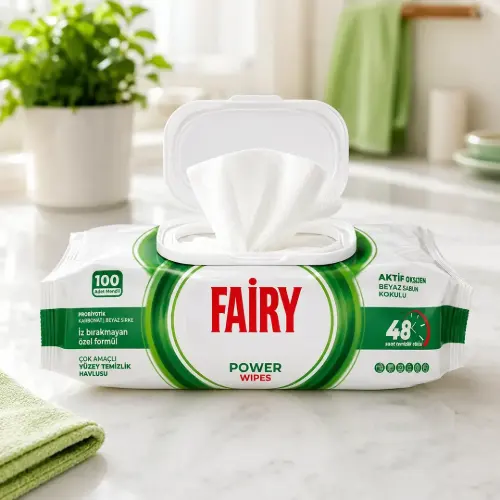 کیفیت دستمال چندمنظوره فیری Fairy مدل Power Wipes