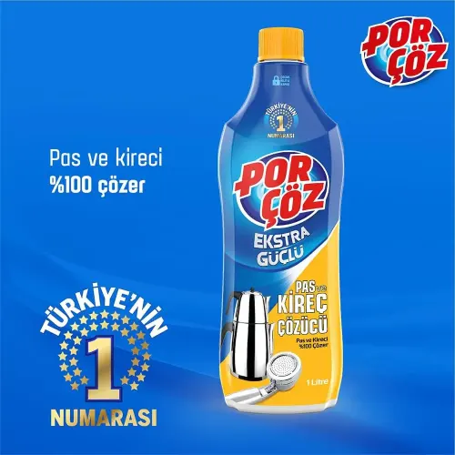 مشخصات مایع جرمگیر پورچوز 1 لیتری اصلی PORCOZ