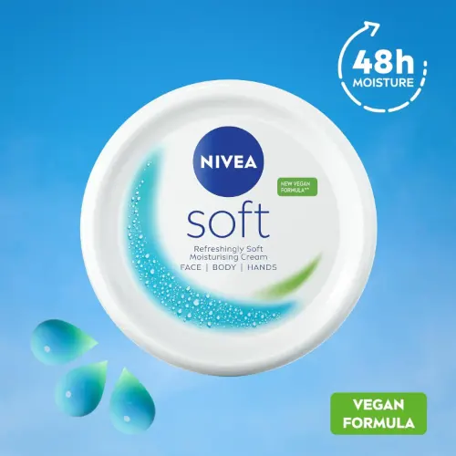 مشخصات کرم نیوا مرطوب کننده سافت 200ml کاسه ای NIVEA
