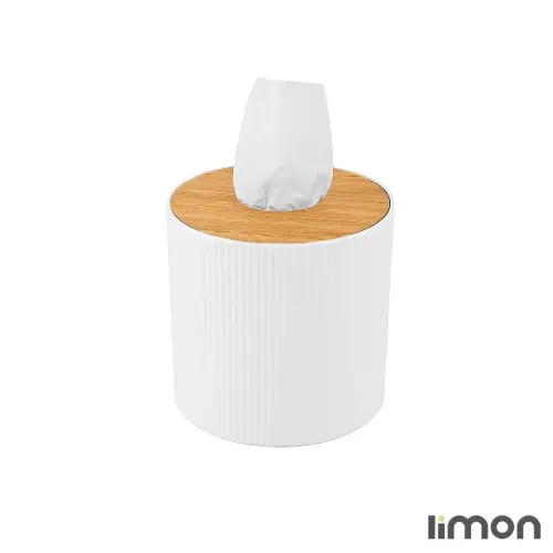 قیمت جا دستمال استوانه ای رویه چوبی لیمون کد 2370