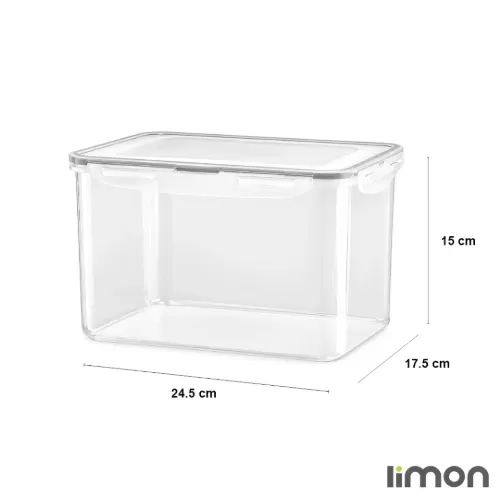 خرید ظرف فریزری مستطیل 4/5 لیتری لیمون 8243