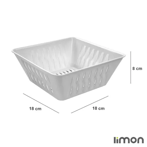 ابعاد سبد چهارگوش طرح بامبو کوچک لیمون 1150
