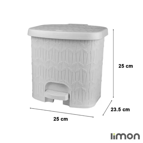 ابعاد سطل 4 گوش بامبو لیمون سایز متوسط (6 لیتری) 2065