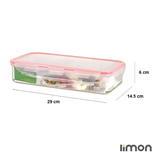 ابعاد ظرف فریزری مستطیل چهار خانه لیمون 7763