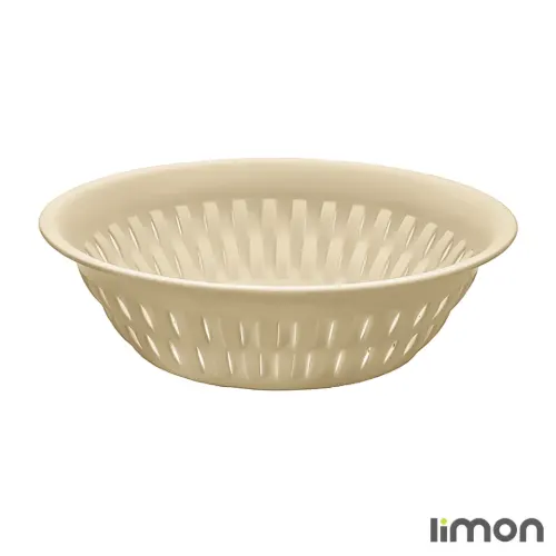 خرید سبد گرد بزرگ طرح بامبو لیمون 1152