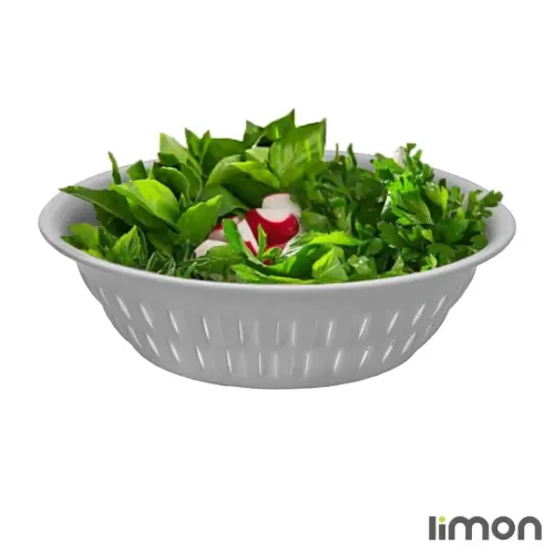 کاربرد سبد گرد بزرگ طرح بامبو لیمون 1152