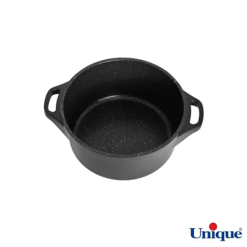 خرید قابلمه گرانیتی دسته سیلیکون یونیک UN-8922 هلیوس سایز 16