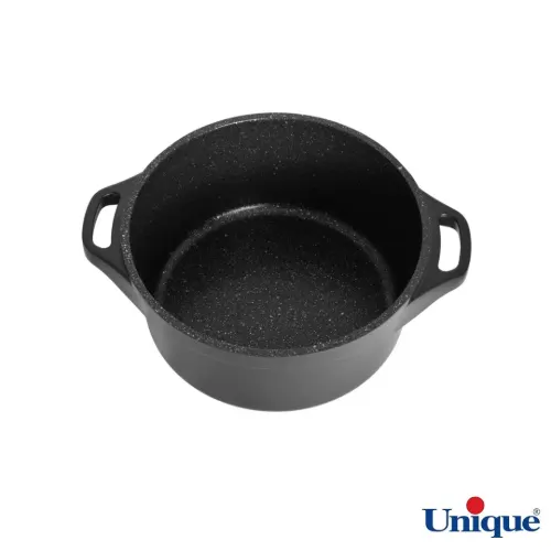 خرید قابلمه گرانیتی دسته سیلیکون یونیک UN-8924 هلیوس سایز 20