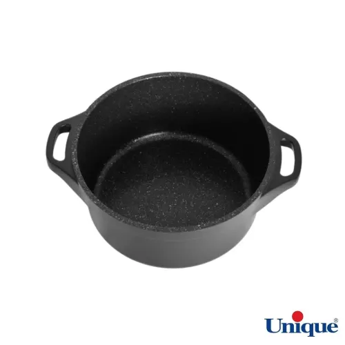 خرید قابلمه گرانیتی دسته سیلیکون یونیک UN-8926 هلیوس سایز 24