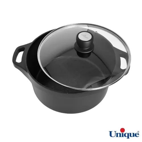 قیمت قابلمه گرانیتی دسته سیلیکون یونیک UN-8928 هلیوس سایز 28