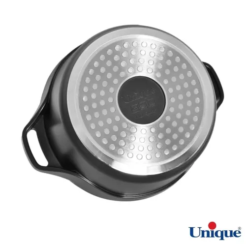 خرید قابلمه گرانیتی دسته سیلیکون یونیک UN-8928 هلیوس سایز 28