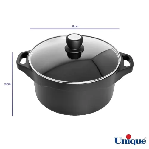 ابعاد قابلمه گرانیتی دسته سیلیکون یونیک UN-8928 هلیوس
