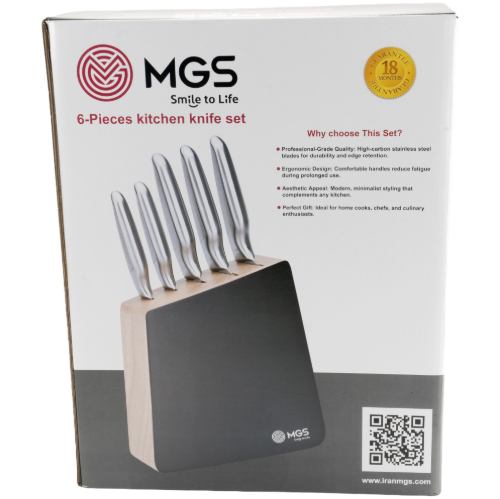 سرویس چاقو 6 پارچه کد KS-4104