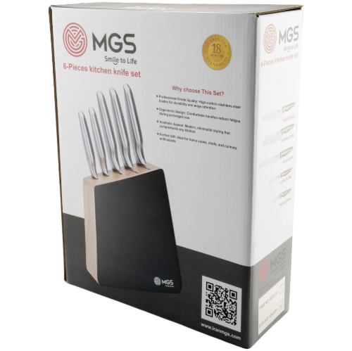 سرویس چاقو 6 پارچه کد KS-4104