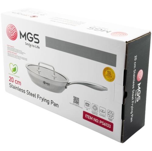 تابه تک دسته استیل سایز 20 کد PS6133