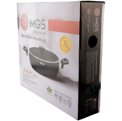تابه گرانیت سایز 32 دو دسته مدل گارنت کد GR02