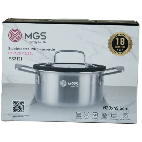 قابلمه سایز 20 استیل کف لیزری کد PS3121