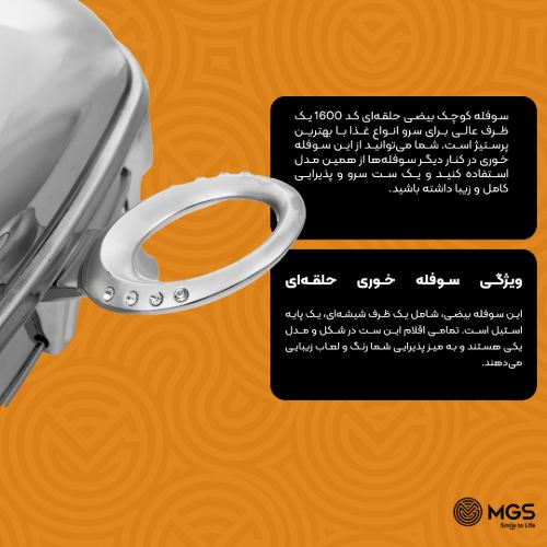 سوفله کوچک بیضی حلقه‌ای کد 1600