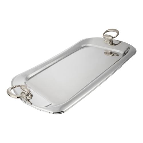 سینی پذیرایی استیل کروم کد OW3110