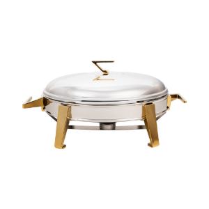 سوفله متوسط بیضی طلایی کد OW4106G