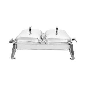 سوفله دوقلو مستطیل کروم کد OW4104