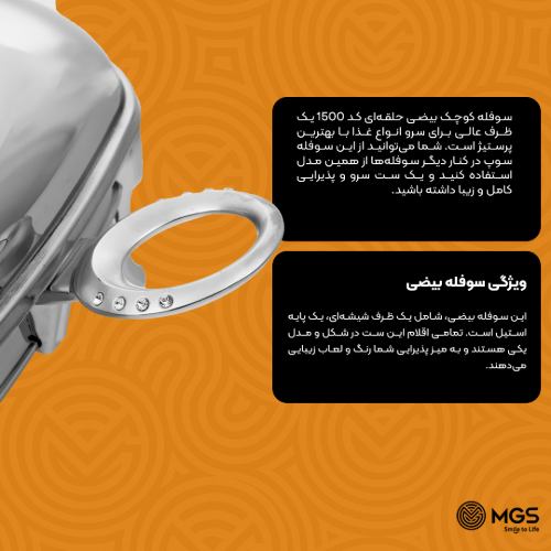 سوفله کوچک بیضی حلقه‌ای کد 1500