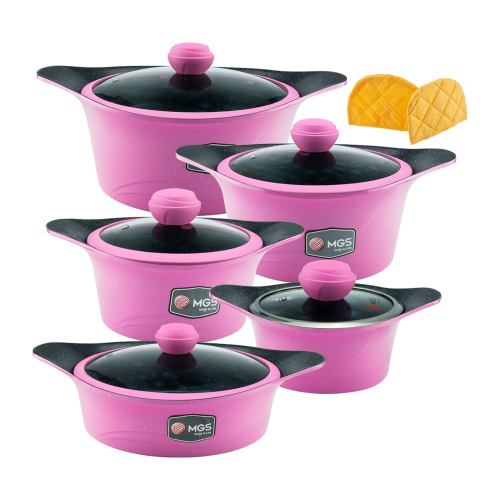 سرویس قابلمه 12 پارچه گرانیت طرح کره ای C