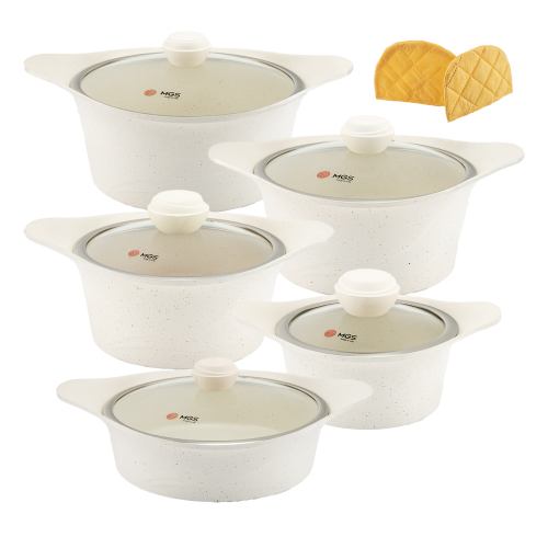 سرویس قابلمه 12 پارچه گرانیت طرح کره ای C