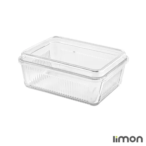 ظرف شیشه ای درب اکرولیک لیمون 2260