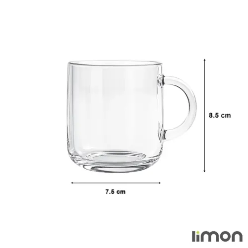 فنجان شیشه ای لیمون