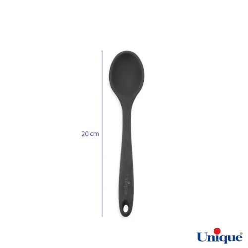 خرید ست کفگیر و ملاقه یونیک سیلیکونی دسته چوبی کد UN-1175